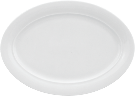 Platter oval with rim 32x23cm