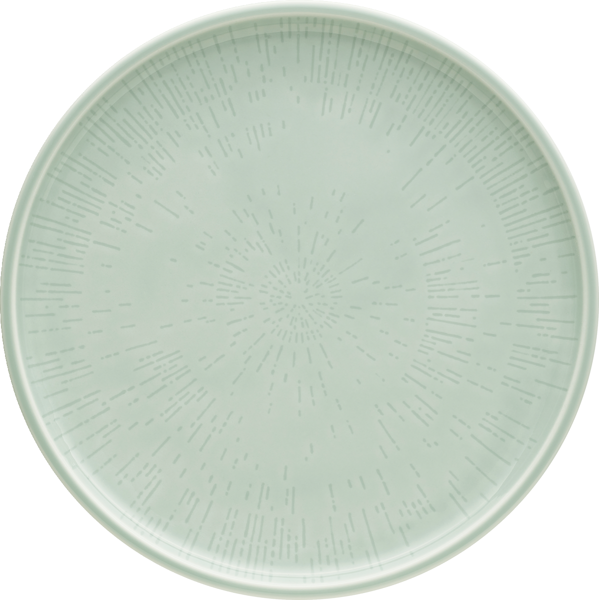 Plate flat round coupe structure FROST 24cm