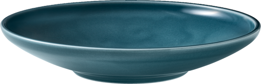 Plate deep round coupe PETROL BLUE 26cm