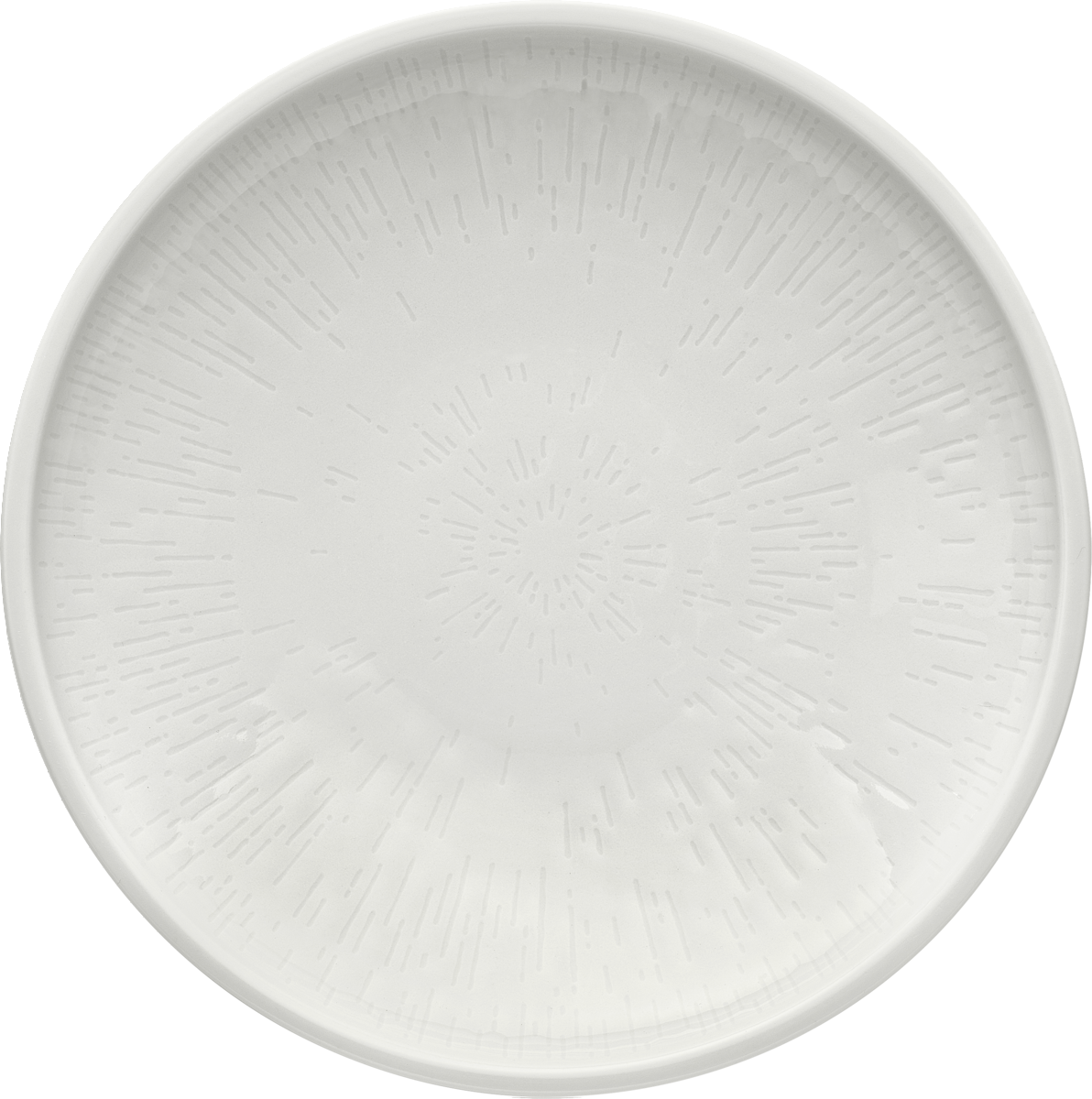 Plate deep round coupe structure 21cm