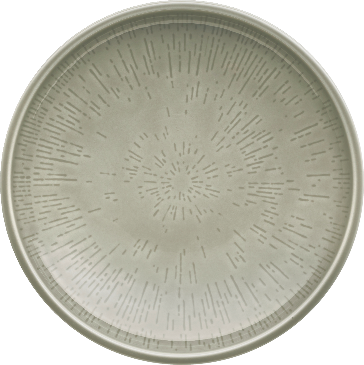 Plate deep round coupe structure STEAM 21cm