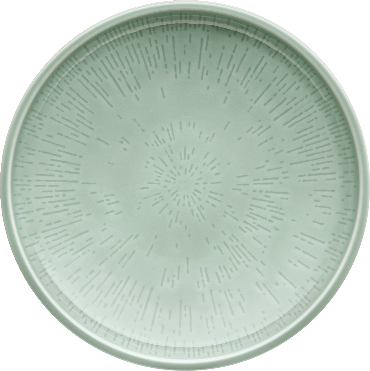 Plate deep round coupe structure FROST 21cm