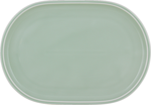 Platter oval coupe FROST 23x16cm