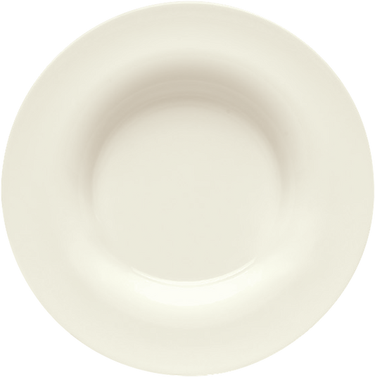 Plate deep round with rim 26cm