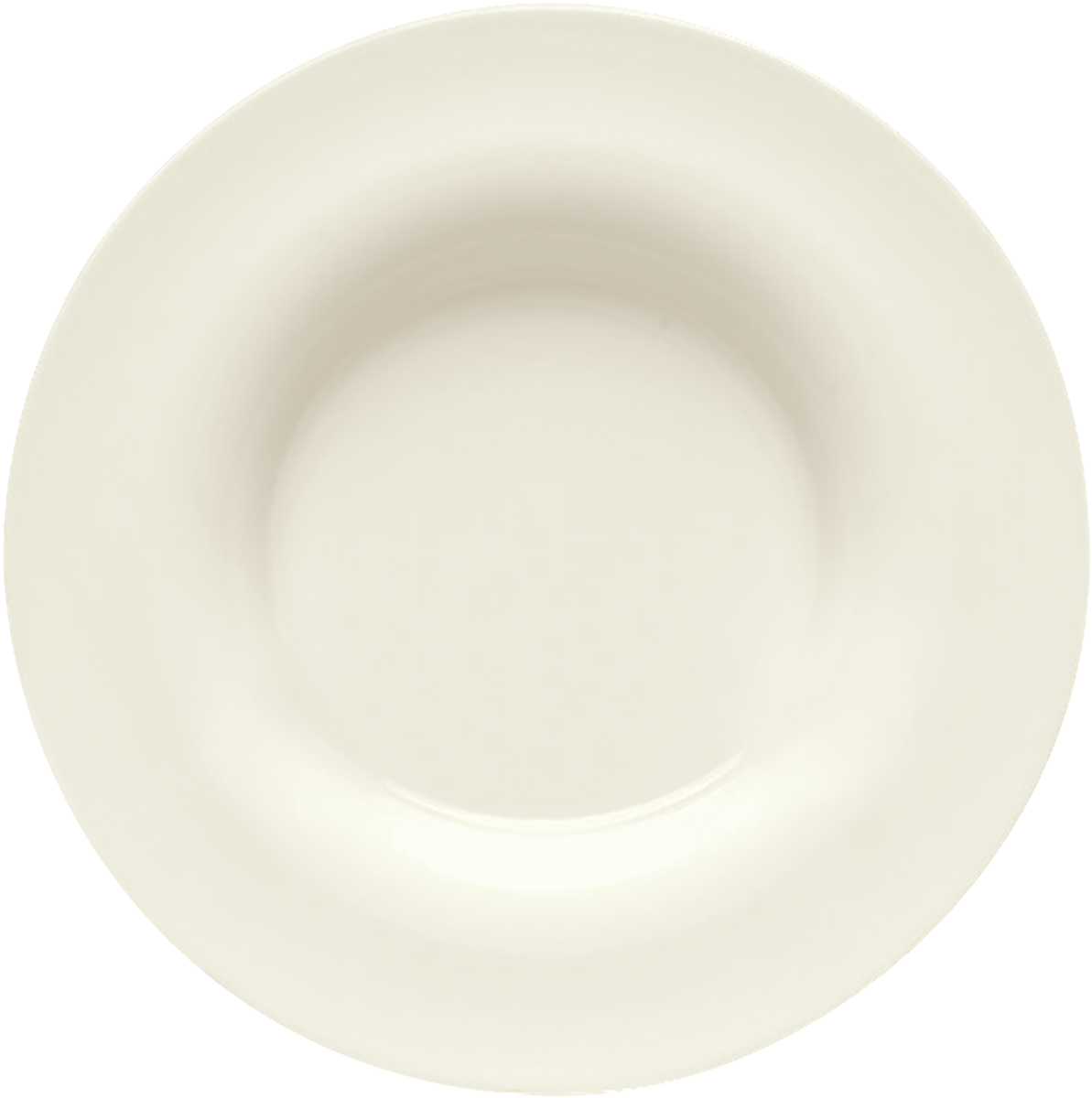 Plate deep round with rim 30cm