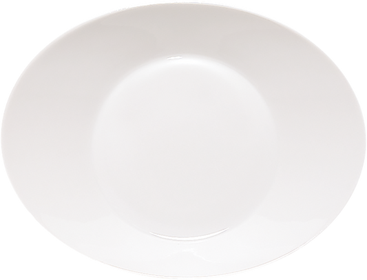 Plate deep oval 30cm