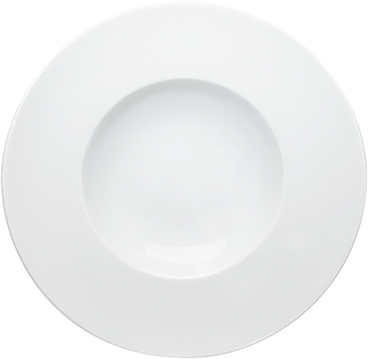 Plate deep round with rim 22cm