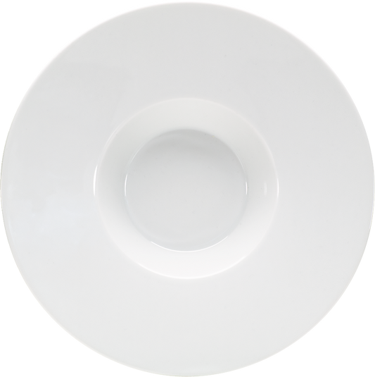 Plate deep round wide rim 30cm