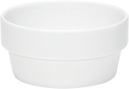 Soup bowl round stackable plain bottom 13cm/0.50l