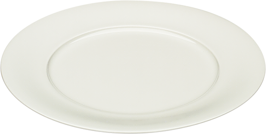 Plate flat round with rim 21cm