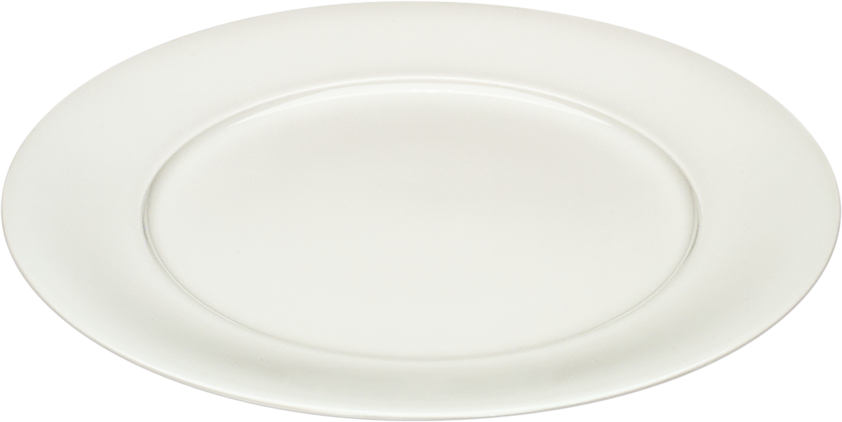Plate flat round with rim 26cm