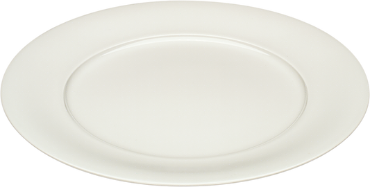 Plate flat round with rim 28cm