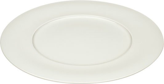 Plate flat round with rim 31cm