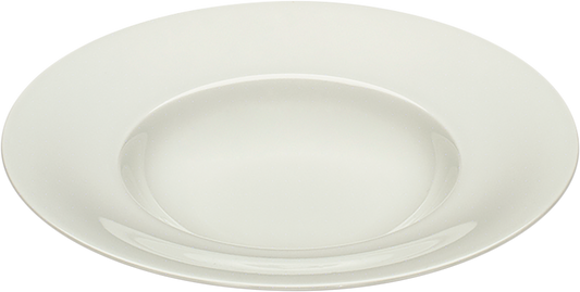 Plate deep round with rim 20cm