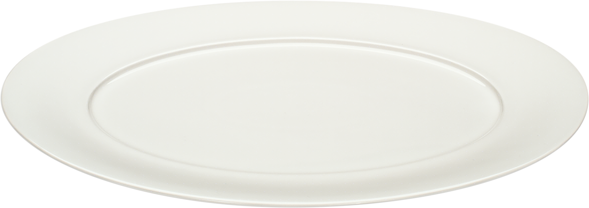 Platter oval with rim 34x23cm