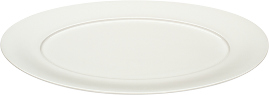 Platter oval with rim 34x23cm