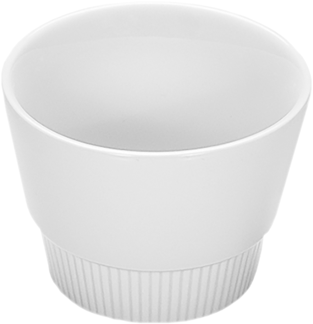 Bowl round stackable embossed 9cm/0.19l