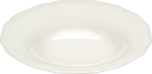 Plate deep round coupe embossed 24cm