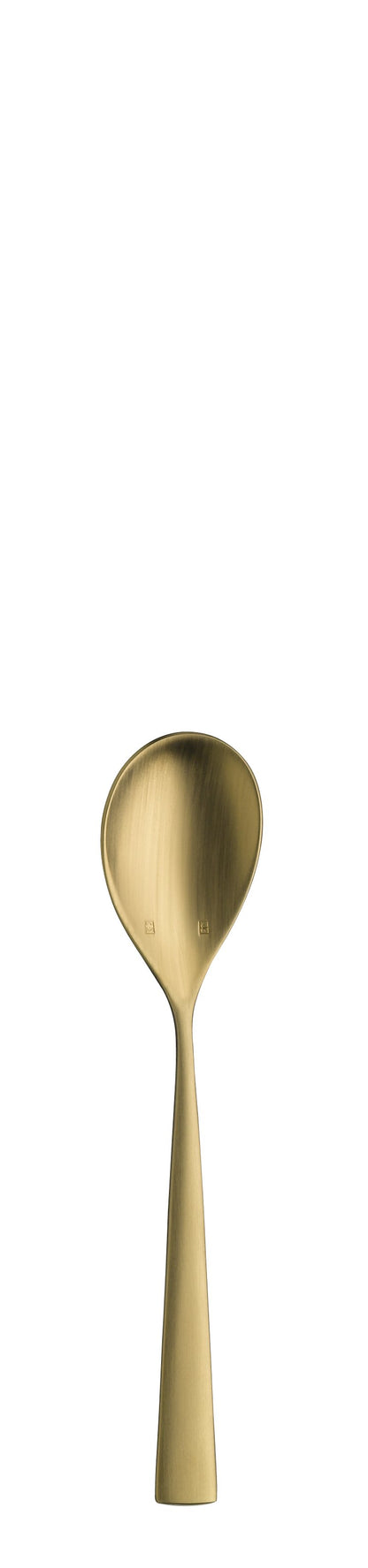 Coffee spoon ACCENT PVD gold brushed 132mm