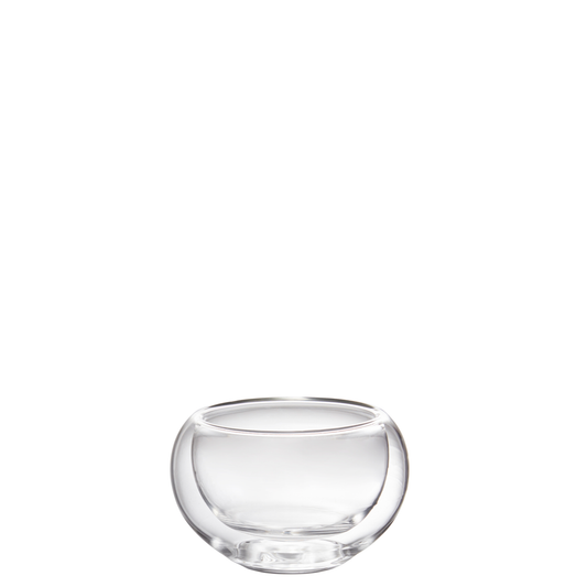 Glass bowl double-walled Ø7,4x4,5cm