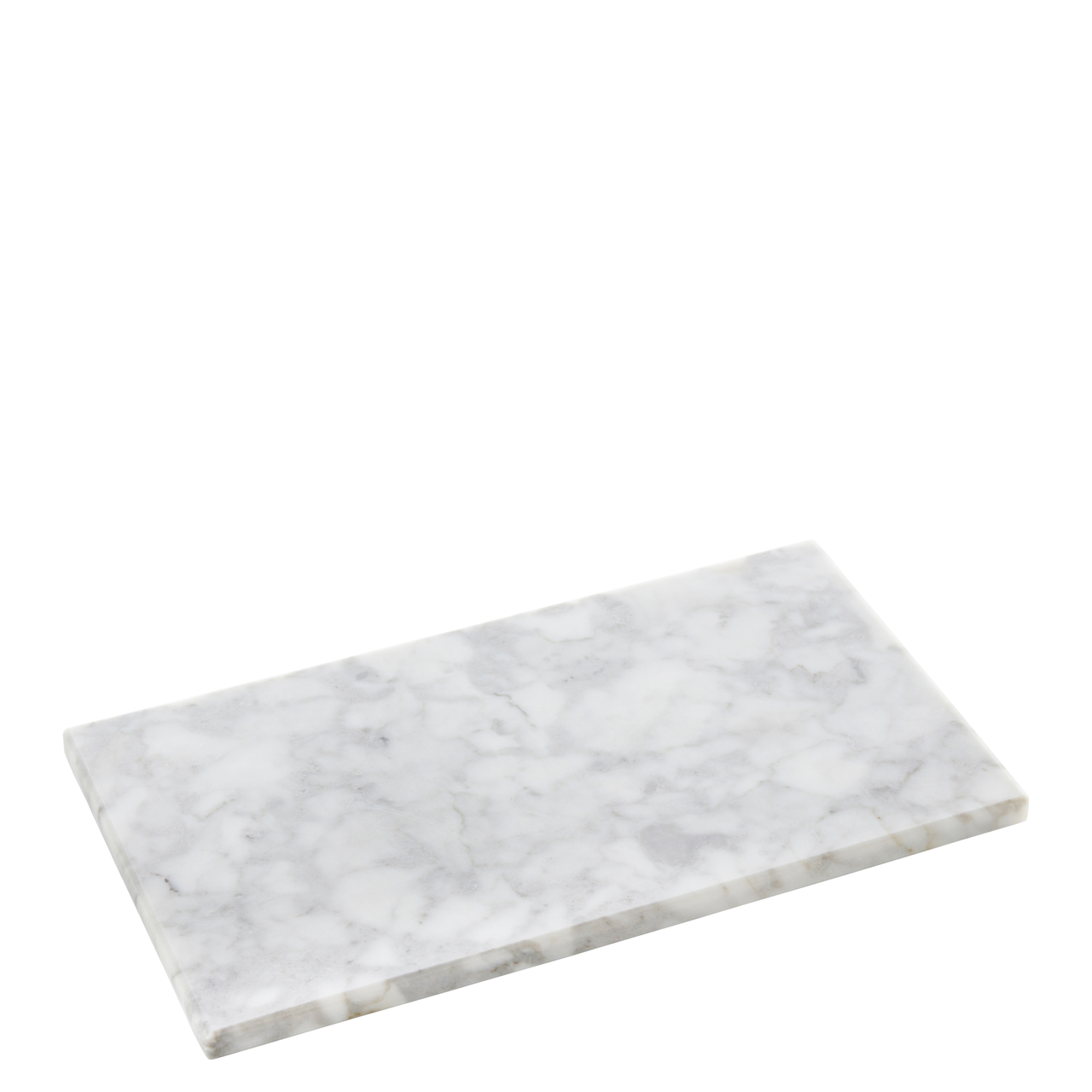 Plate marble white 28x16x1,2cm