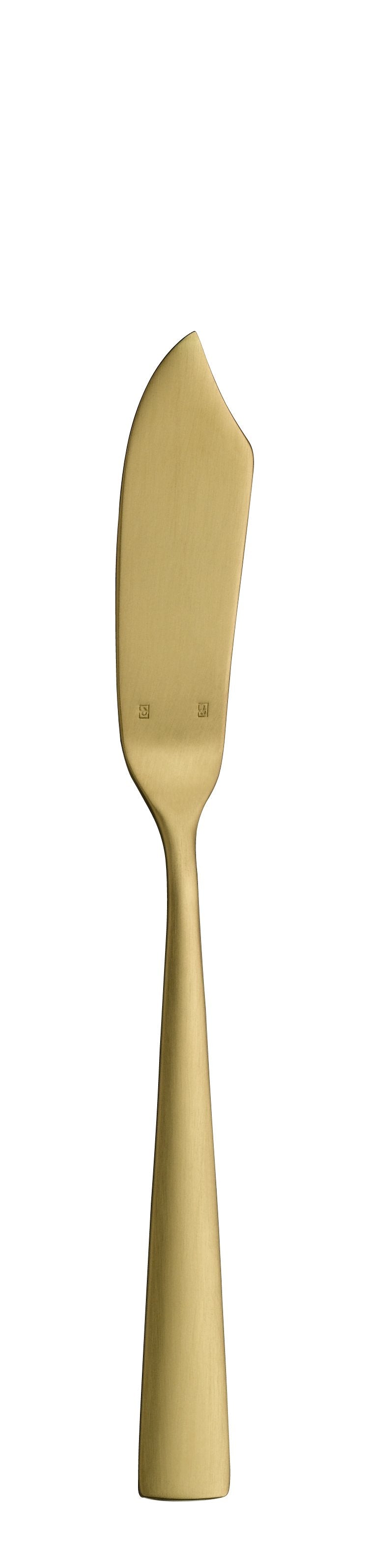 Fish knife ACCENT PVD gold brushed 204mm