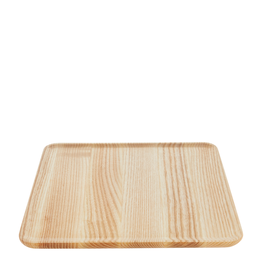 Tray wood (ashwood) square 27x27cm