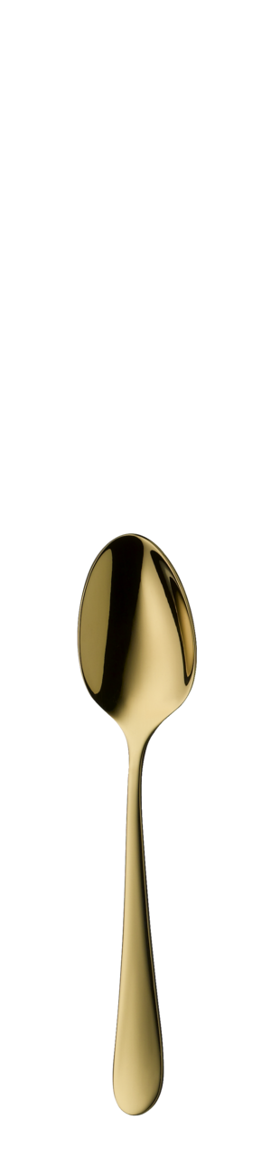 Coffee/tea spoon SIGNUM PVD gold 136mm