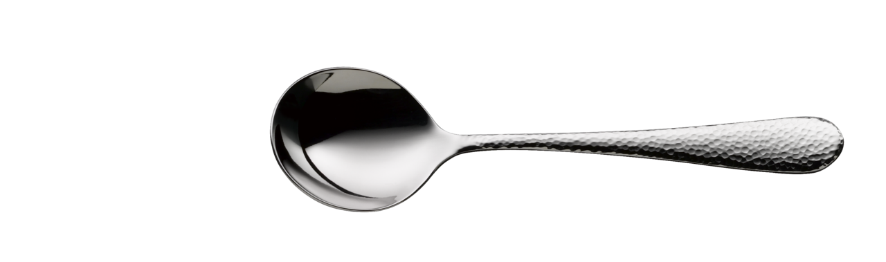 Round bowl soup spoon SITELLO silver plated 170mm
