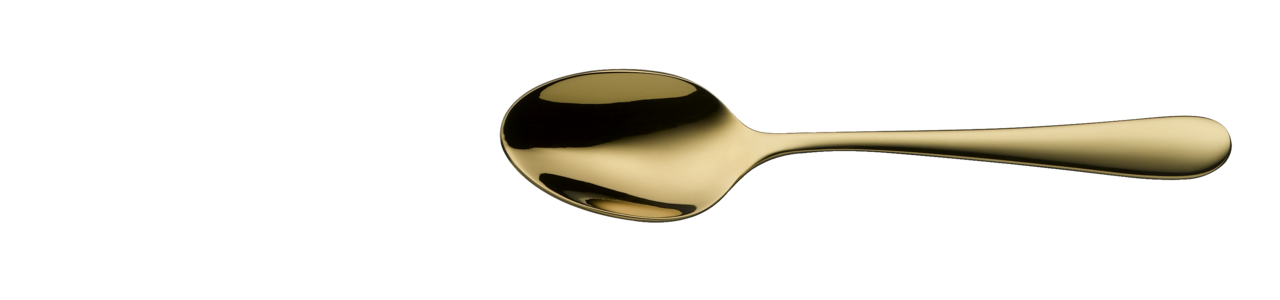 Dessert spoon large SIGNUM PVD gold 156mm