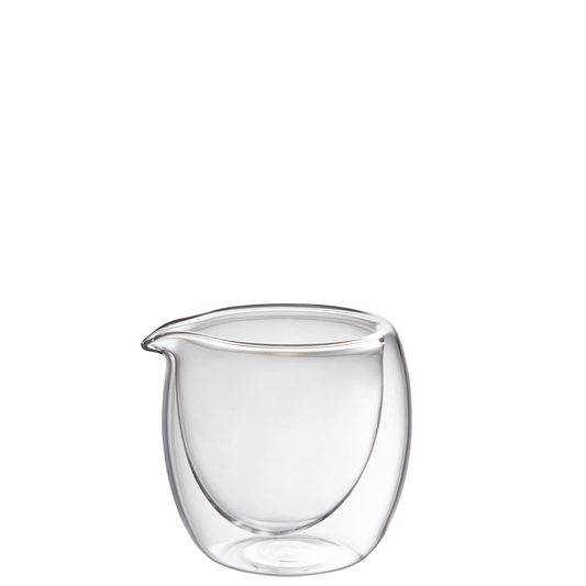 Sauciere glass double-walled Ø7,4x8,3cm