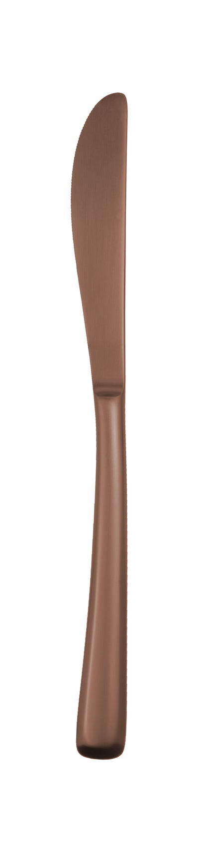 Table knife MEDAN PVD copper brushed 237 mm