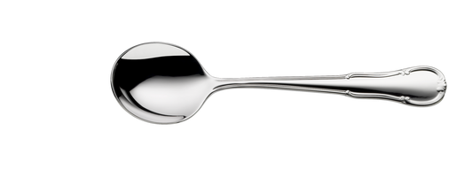 Round bowl soup spoon BAROCK silver plated 174mm