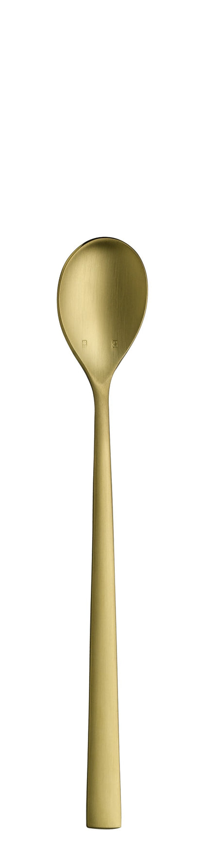 Iced tea spoon ACCENT PVD gold brushed 185mm