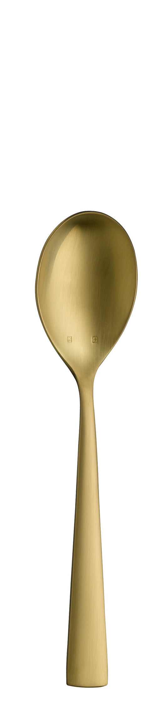Dessert spoon ACCENT PVD gold brushed 180mm
