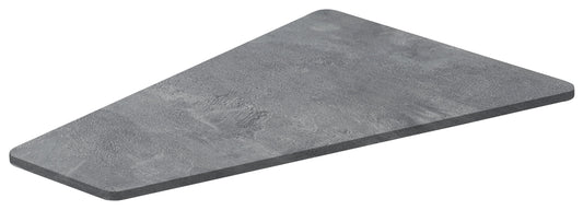 Plate L SEQUENCE melamine concrete look
