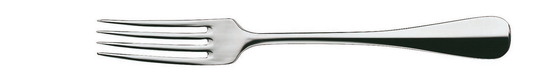 Table fork small BAGUETTE silverplated 196mm