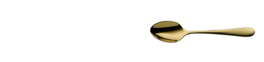 Espresso spoon SIGNUM PVD gold 108mm