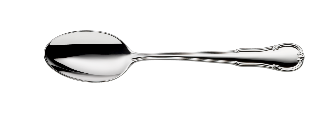 Dessert spoon BAROCK silver plated 196mm