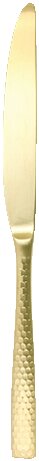 LUCCA FACET GOLD Table Knife 251mm