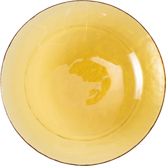 ESSENZA Glass Plate (Insert) 21cm Amber