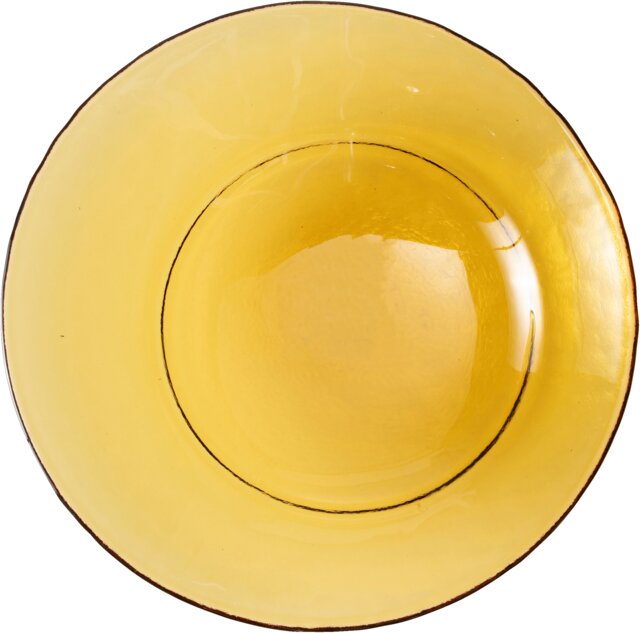 ESSENZA Glass Plate (Insert) 26cm Amber