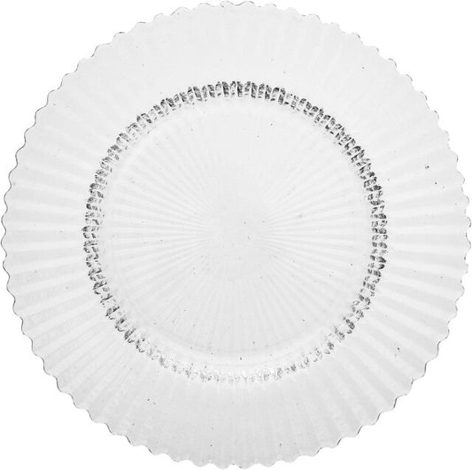 ARCHIE Glass Plate flat 21.5cm Clear