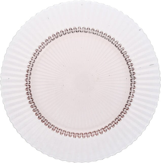 ARCHIE Glass Plate flat 27cm Pink