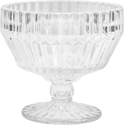 ARCHIE Footed Glass Bowl 11cm Clear