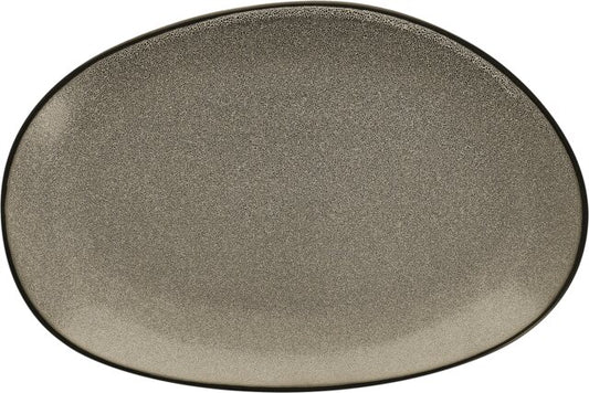 STON GREY Platter oval coupe 36cm