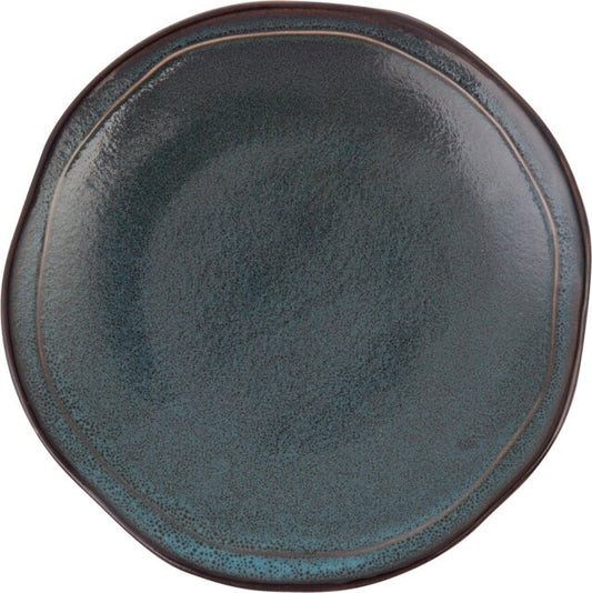 STON BLUE Plate flat coupe 21cm