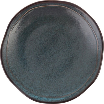 STON BLUE Plate flat coupe 25,5cm