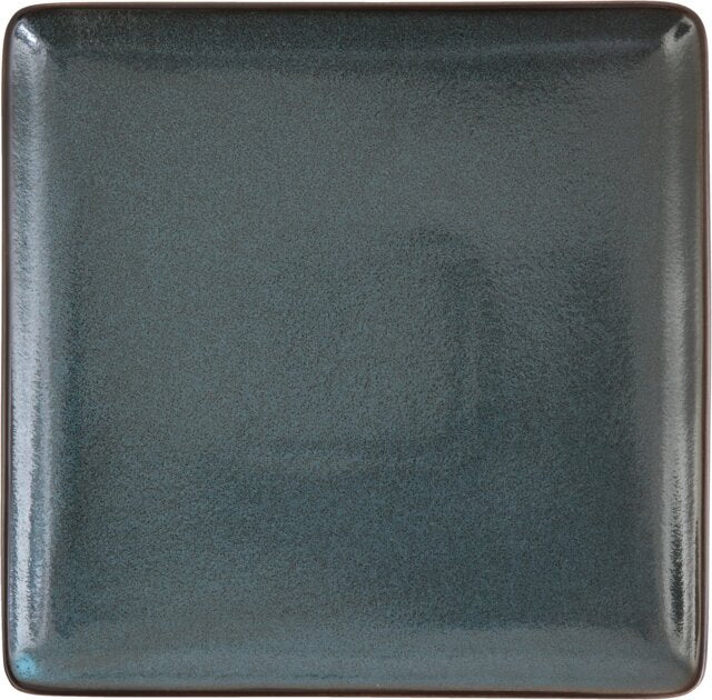 STON GRAU Plate flat square coupe 23cm