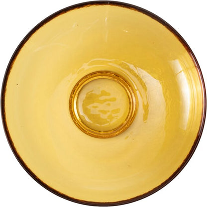 Plate deep coupe 22cm amber